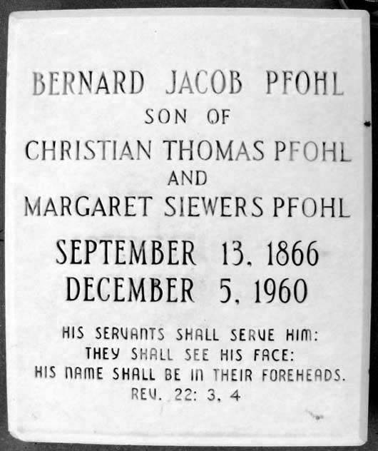 Bernard Jacob Pfohl
