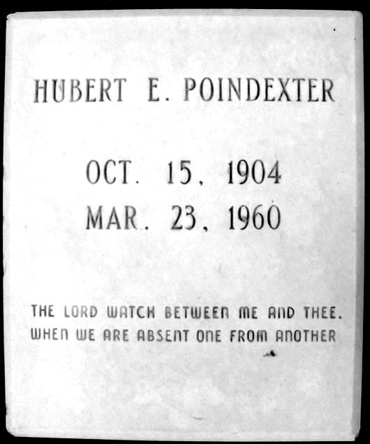 Hubert Eugene Poindexter