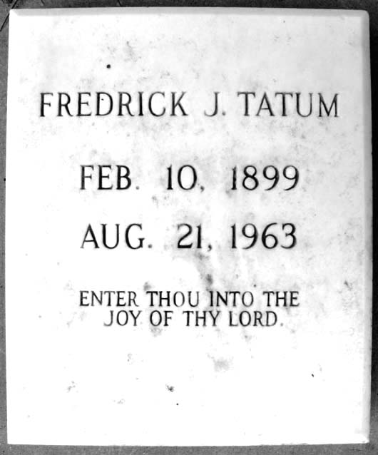 Fredrick Julian Tatum