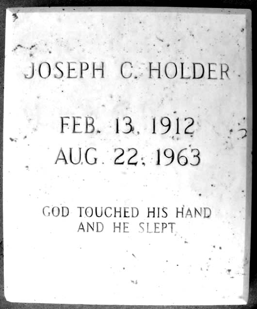 Joseph Clinton Holder