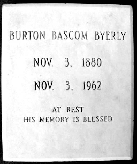 Burton Bascom Byerly