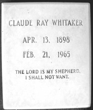 Claude Ray Whitaker