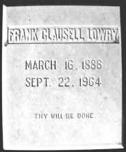 Frank Clausell Lowry