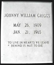 Johnny William Griggs
