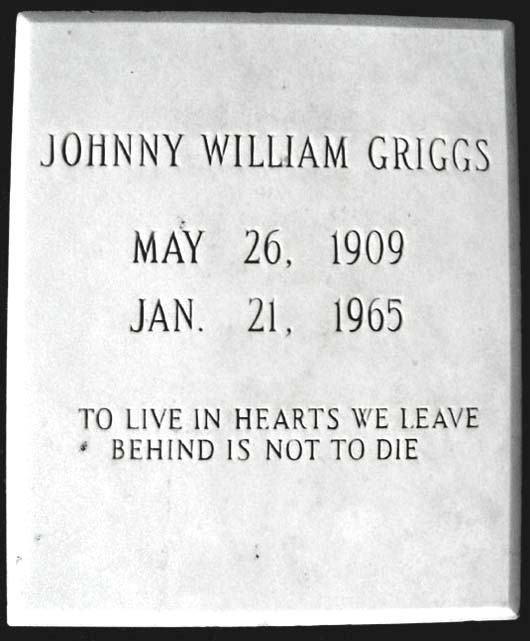 Johnny William Griggs