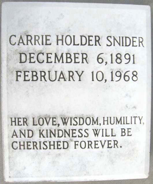 Carrie Snider