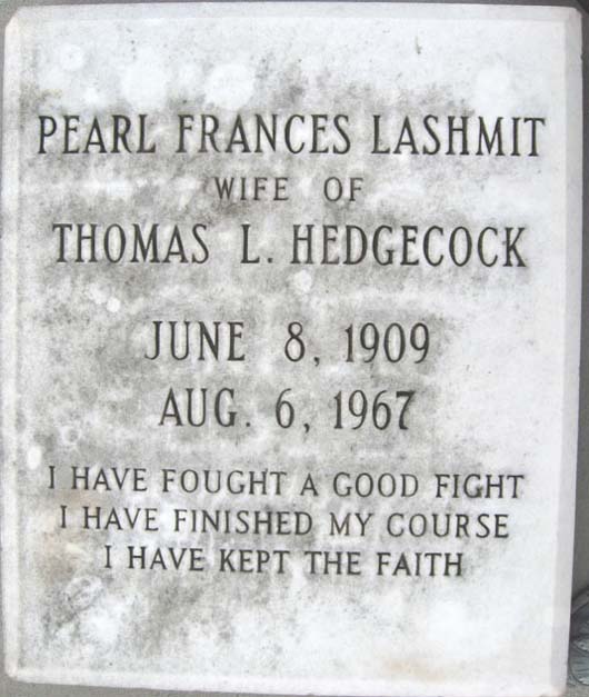 Pearl Frances Hedgecock