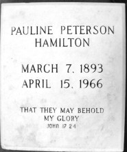 Pauline  Hamilton