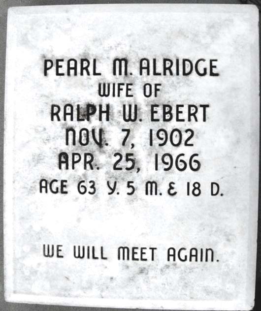 Pearl Mildred Ebert