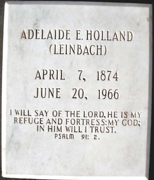 Adelaide Eugenia Holland