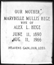 Martha Marybelle Hege