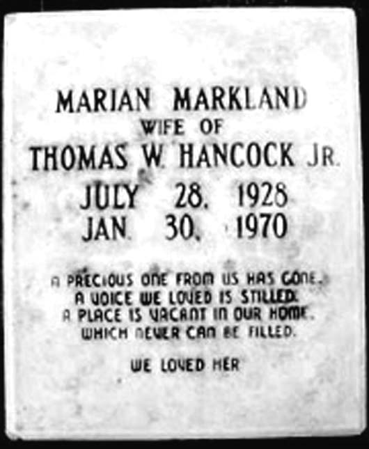 Marian Hancock