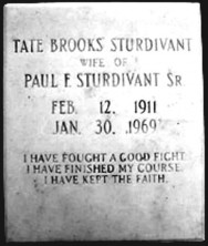 Frances Tate Sturdivant