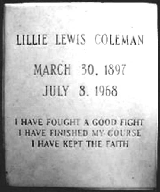 Lillie Coleman