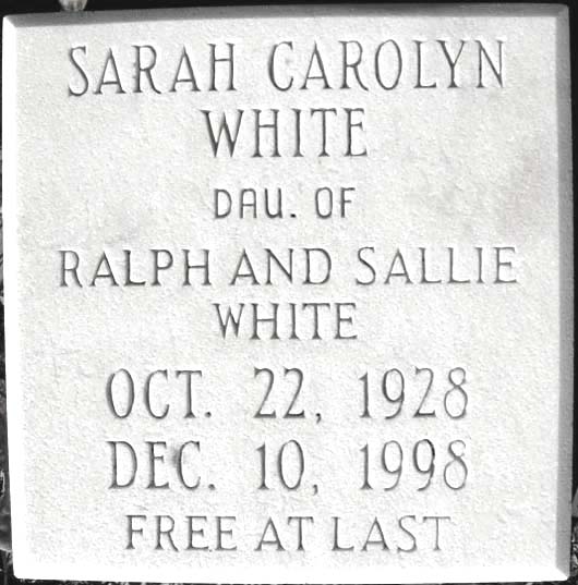 Sarah Carolyn White