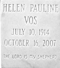 Helen Pauline Vos