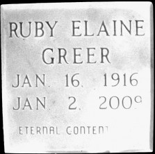 Ruby Elaine Greer