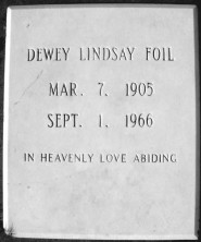 Dewey Lindsay Foil