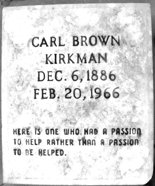 Carl Brown Kirkman