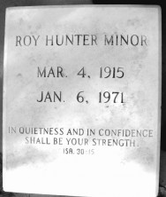 Roy Hunter Minor