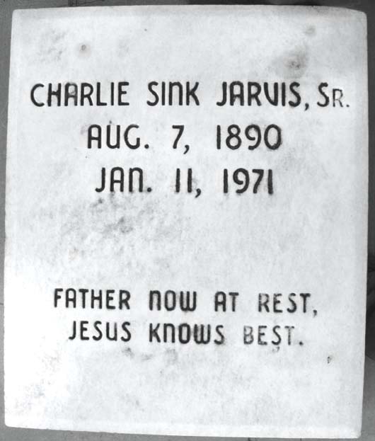 Charlie Sink Jarvis