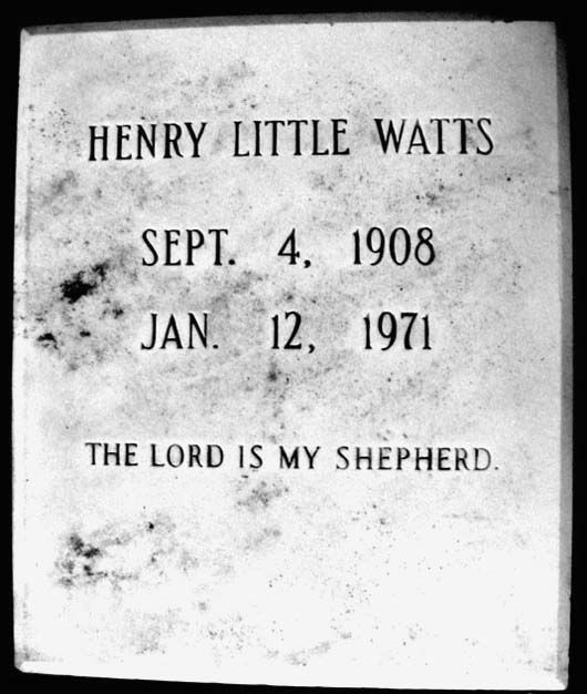 Henry Little Watts