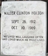 Walter Clinton Holton