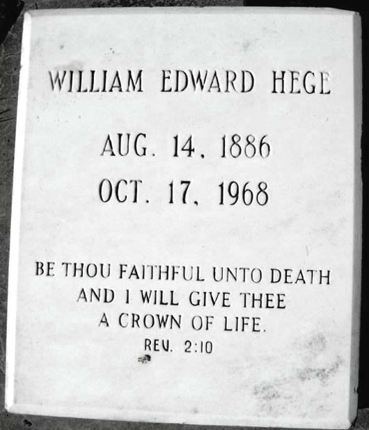William Edward Hege