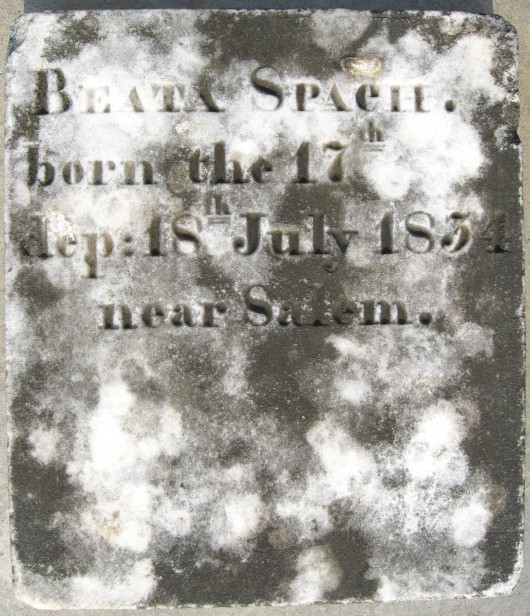 Infant Daughter Spach