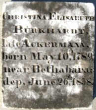 Christina Elisabeth Burkhardt