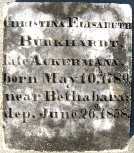 Christina Elisabeth Burkhardt