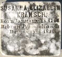 Susanna Elizabeth Kramsch