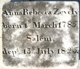 Anna Rebecca Zevely