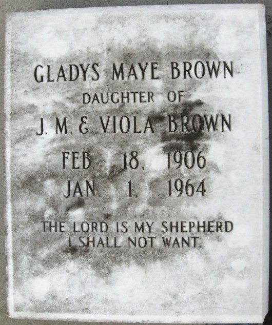 Gladys Maye Brown