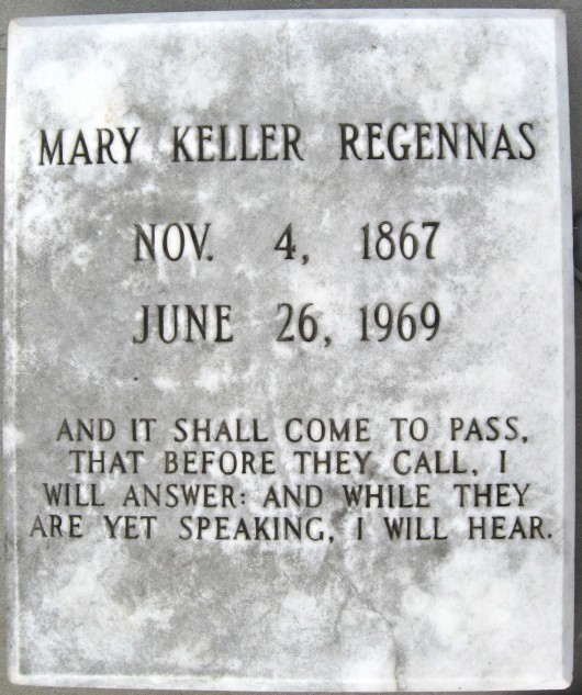 Mary Keller Regennas