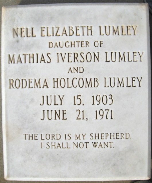 Nell Elizabeth Lumley