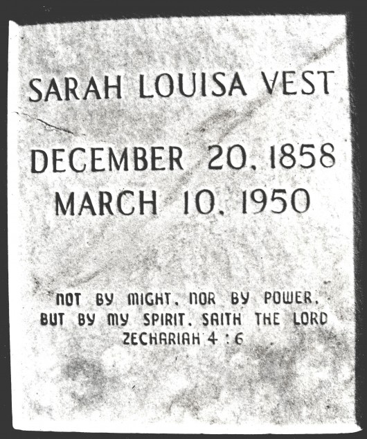 Sarah Louisa Vest