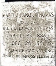 Mabel Elanor Thomas