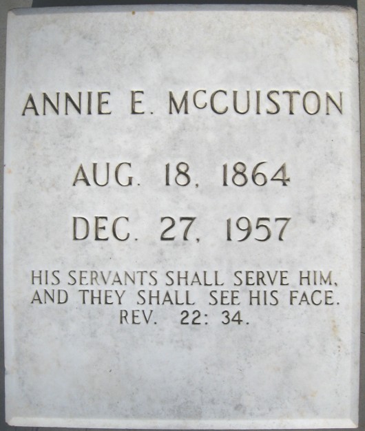 Annie Elizabeth McCuiston