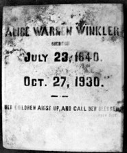 Alice Warren Winkler