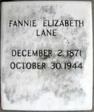 Fannie Elizabeth Lane