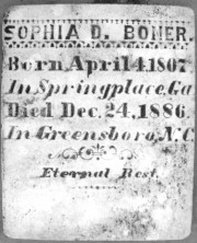 Sophia Dorothea Boner