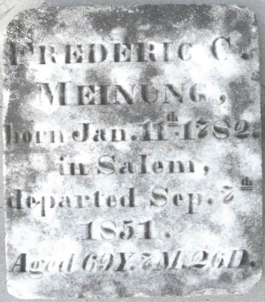 Frederic (Friedrich) Christian Meinung