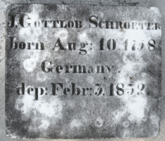 John (Johann) Gottlob Schroeter