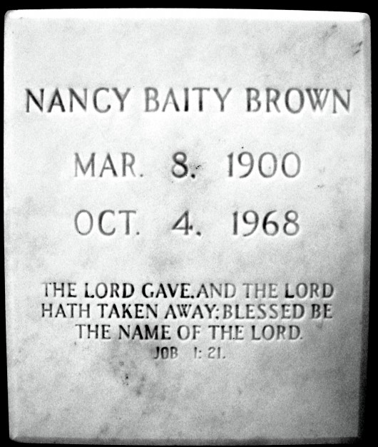 Nancy Elizabeth Brown