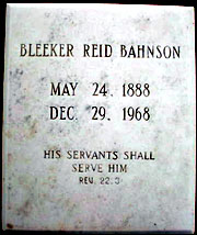 Bleeker  Bahnson