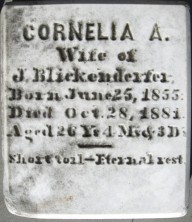Cornelia Adelia Blickenderfer