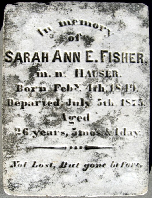 Sarah Ann Elisabeth Fisher