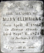 Mary  Clemmons