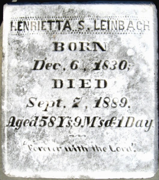 Henrietta Sophia Leinbach